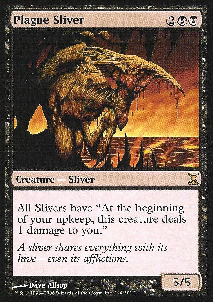 Plague Sliver (Time Spiral) Near Mint Foil