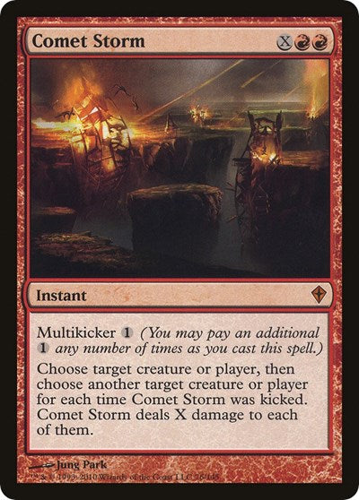 Comet Storm (Worldwake) (Oversize Cards) Near Mint