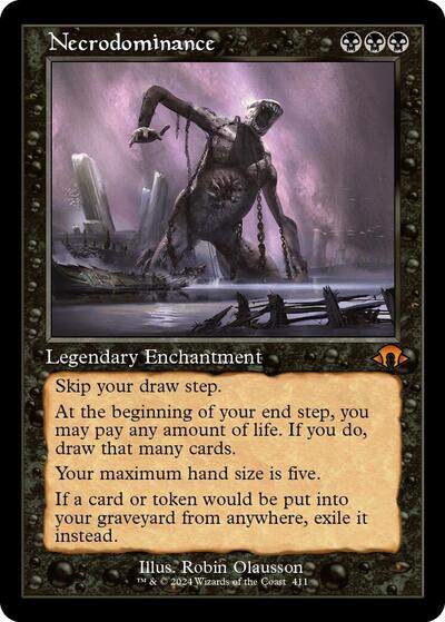 Necrodominance (Retro Frame) (Modern Horizons 3) Near Mint Foil