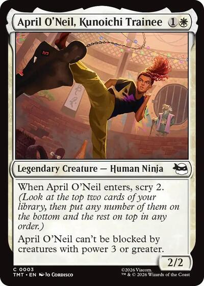 April O'Neil, Kunoichi Trainee (Teenage Mutant Ninja Turtles) Near Mint