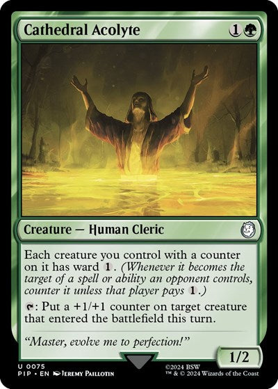 Cathedral Acolyte (Universes Beyond: Fallout) Near Mint