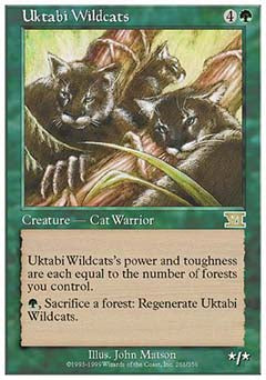 Uktabi Wildcats (Classic 6th Edition) Light Play