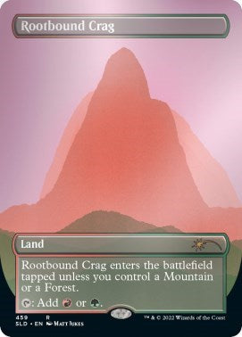 Rootbound Crag (Secret Lair) Light Play
