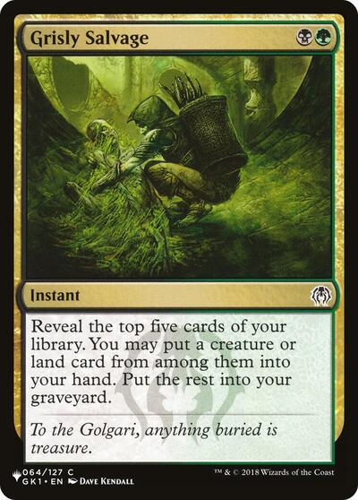 Grisly Salvage (The List) Light Play