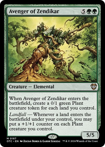 Avenger of Zendikar (Commander: Outlaws of Thunder Junction) Near Mint