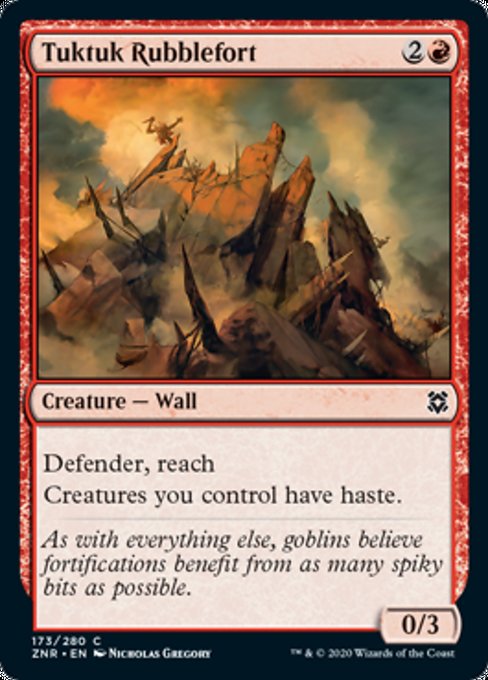 Tuktuk Rubblefort (Zendikar Rising) Near Mint Foil