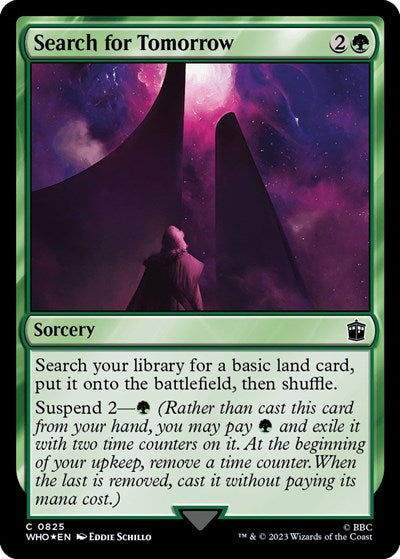 Search for Tomorrow (Surge Foil) (Universes Beyond: Doctor Who) Near Mint Foil