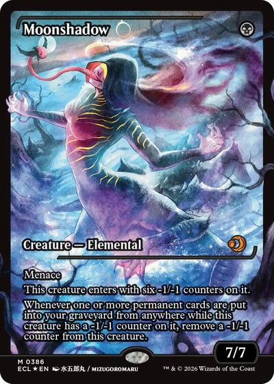 Moonshadow (0386) (Showcase) (Lorwyn Eclipsed) Near Mint Foil
