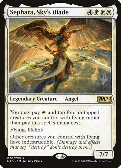 Sephara, Sky's Blade (Promo Pack: Core Set 2020) Light Play