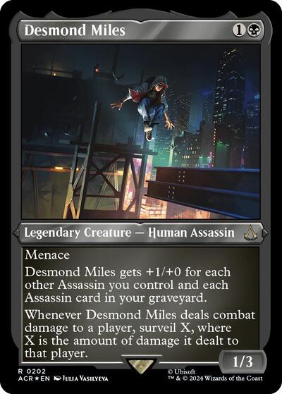 Desmond Miles (Foil Etched) (Universes Beyond: Assassin's Creed) Near Mint Foil