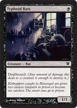 Typhoid Rats (Innistrad) Medium Play