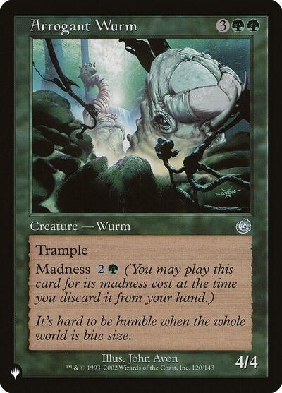 Arrogant Wurm (The List) Medium Play