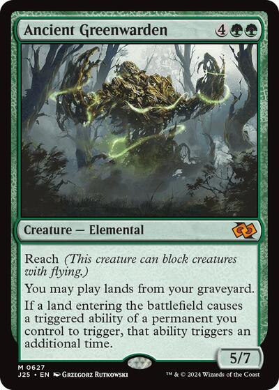 Ancient Greenwarden (Foundations Jumpstart) Medium Play