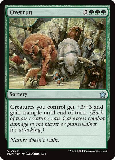 Overrun (Foundations) Near Mint