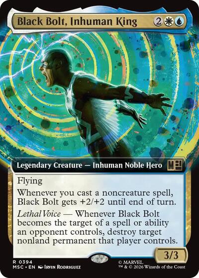 Black Bolt Inhuman King Extended Art|4|0|0.00
