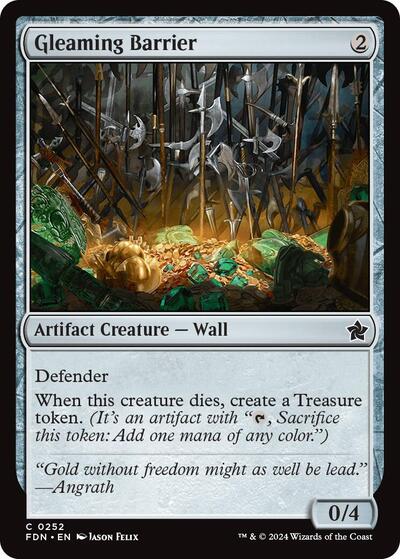 Gleaming Barrier (Foundations) Medium Play