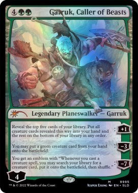 Garruk, Caller of Beasts (Secret Lair) Medium Play Foil