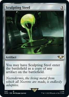 Sculpting Steel (Surge Foil) (Universes Beyond: Warhammer 40K) Near Mint Foil