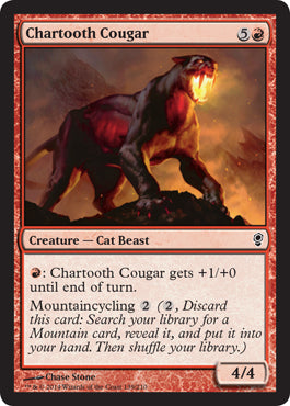 Chartooth Cougar (Conspiracy) Medium Play Foil