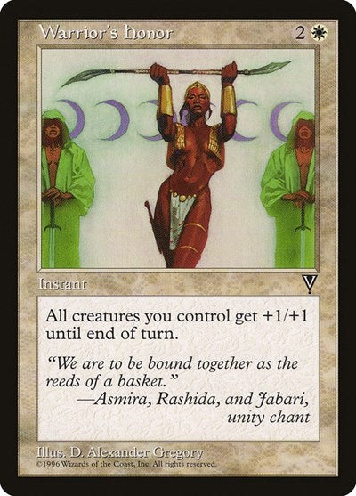 Warrior's Honor (Visions) Medium Play