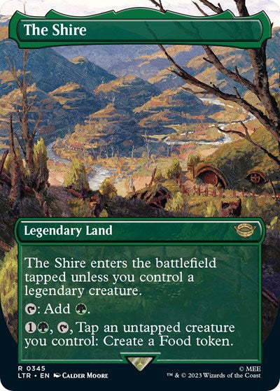 The Shire (Borderless) (Universes Beyond: The Lord of the Rings: Tales of Middle-earth) Heavy Play Foil