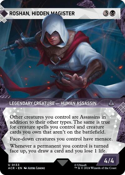 Roshan, Hidden Magister (Showcase) (Universes Beyond: Assassin's Creed) Light Play