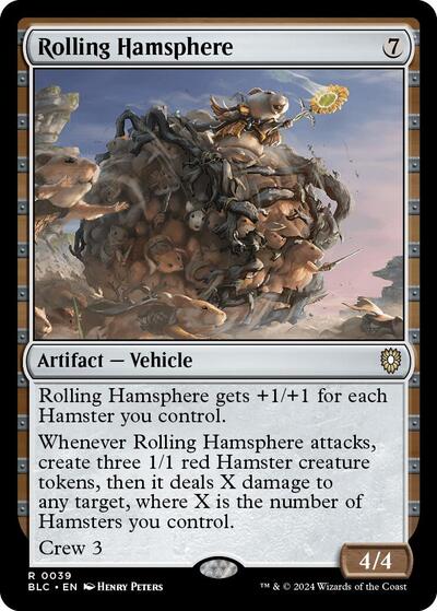 Rolling Hamsphere (Commander: Bloomburrow) Light Play