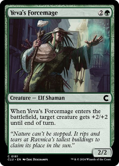 Yeva's Forcemage (Ravnica: Clue Edition) Medium Play