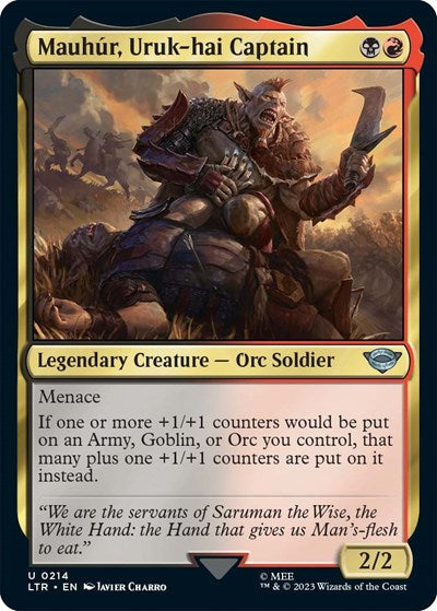 Mauhur, Uruk-hai Captain (Universes Beyond: The Lord of the Rings: Tales of Middle-earth) Light Play
