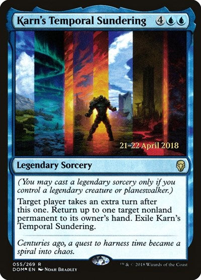 Karn's Temporal Sundering (Promos: Prerelease Cards) Light Play Foil