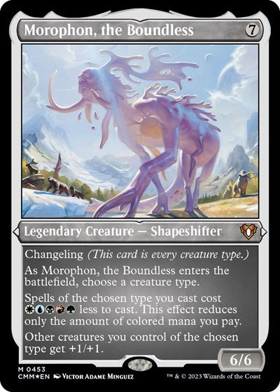 Morophon, the Boundless (Foil Etched) (Commander Masters) Near Mint Foil
