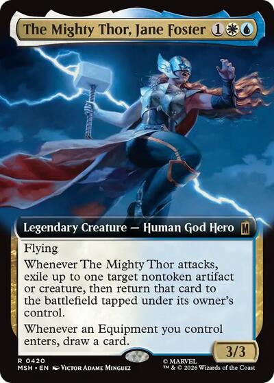 The Mighty Thor, Jane Foster (Extended Art) (Marvel Super Heroes) Near Mint Foil