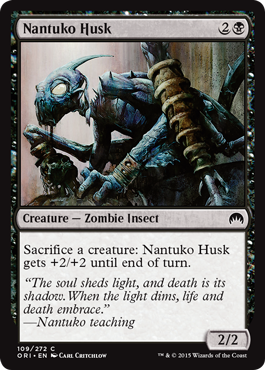 Nantuko Husk (Magic Origins) Light Play Foil