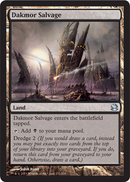 Dakmor Salvage (Modern Masters) Heavy Play Foil