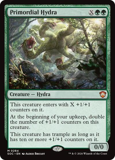 Primordial Hydra (Commander: Secrets of Strixhaven) Near Mint