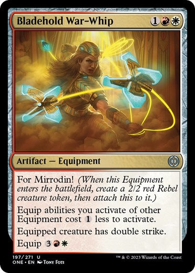 Bladehold War-Whip (Phyrexia: All Will Be One) Light Play Foil