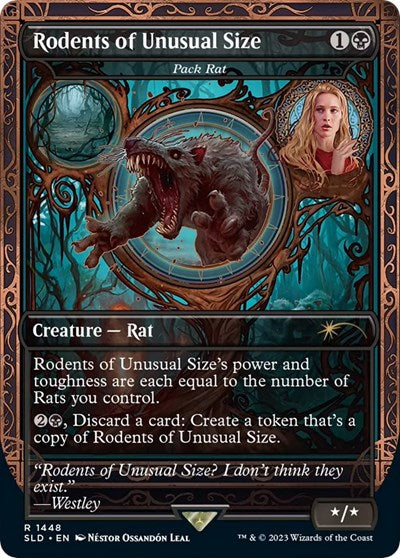 Rodents of Unusual Size - Pack Rat (Secret Lair) Near Mint Foil