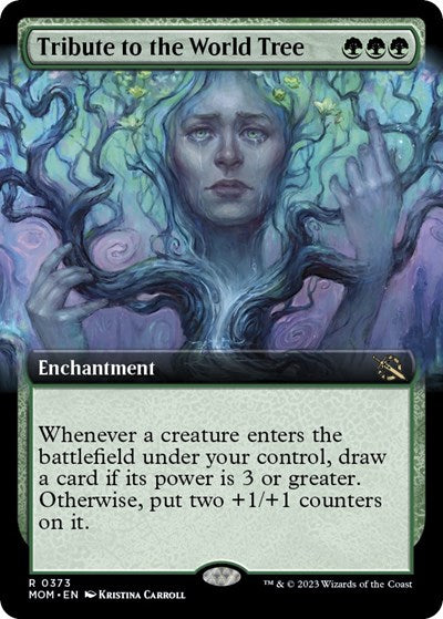Tribute to the World Tree (Extended Art) (March of the Machine) Near Mint