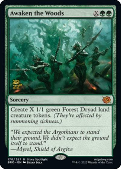 Awaken the Woods (Promos: Prerelease Cards) Light Play Foil