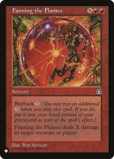 Fanning the Flames (The List) Light Play