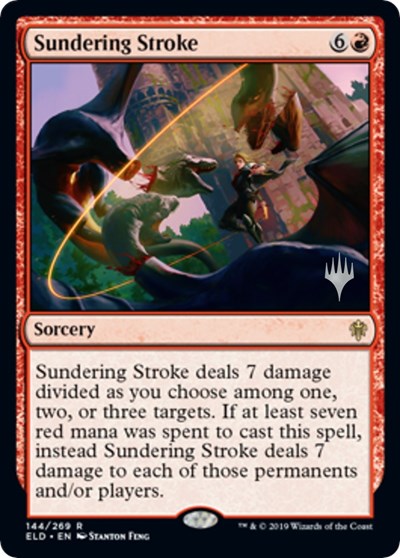 Sundering Stroke (Promo Pack: Throne of Eldraine) Light Play