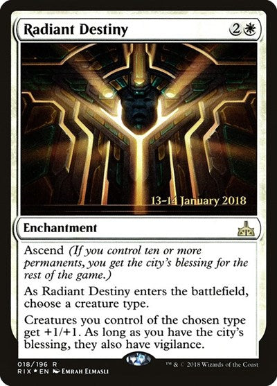 Radiant Destiny (Promos: Prerelease Cards) Light Play Foil