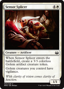 Sensor Splicer (Modern Masters 2017) Damaged / Poor Foil
