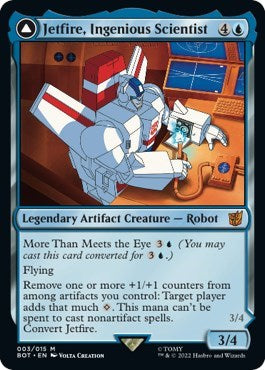 Jetfire, Ingenious Scientist (Universes Beyond: Transformers) Medium Play Foil