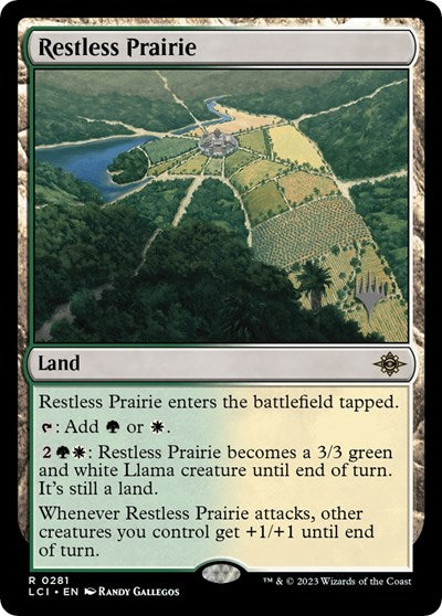 Restless Prairie (Promo Pack: The Lost Caverns of Ixalan) Near Mint Foil