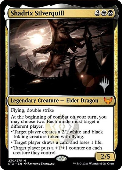 Shadrix Silverquill (Promo Pack: Strixhaven) Near Mint Foil