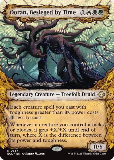 Doran, Besieged by Time (Showcase) (Lorwyn Eclipsed) Near Mint Foil