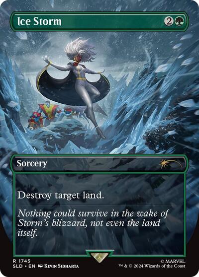 Ice Storm (Rainbow Foil) (Secret Lair) Light Play Foil