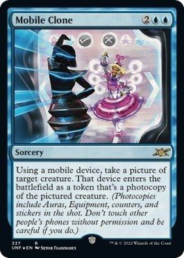 Mobile Clone (Galaxy Foil) (Unfinity) Light Play Foil