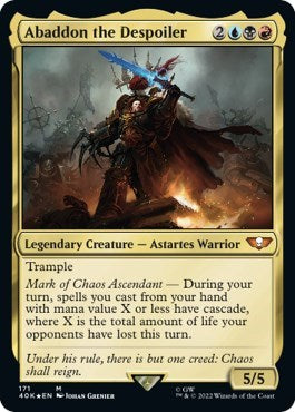 Abaddon the Despoiler (Universes Beyond: Warhammer 40K) Medium Play Foil